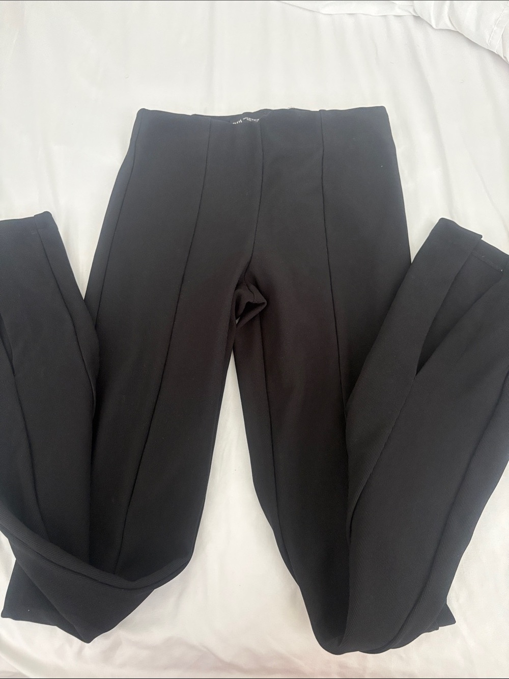 Zara Black slit pants